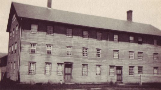 Historic photo of the Laundry building. (1813/1833) Enfield Shaker preservation