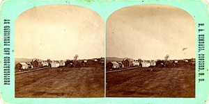 Stereoview of Canterbury, NH Shaker Village - Middle Family.