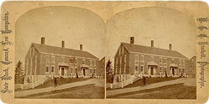 Stereoview of Canterbury, NH Shaker Village - Trustees' Office.