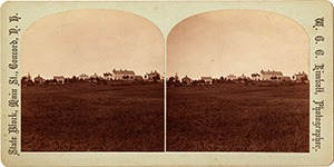 Stereoview of Canterbury, NH Shaker Village - North Family.