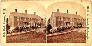Stereoview of Canterbury, NH Shaker Village - Trustees' Office.