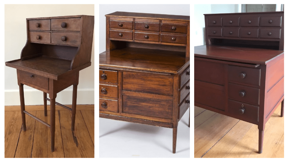 Shaker Antique Sewing Desks