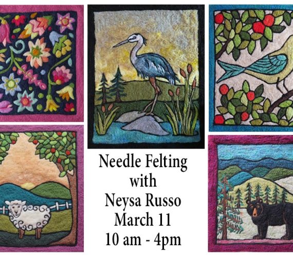 Tapestry Needle Felting Workshop