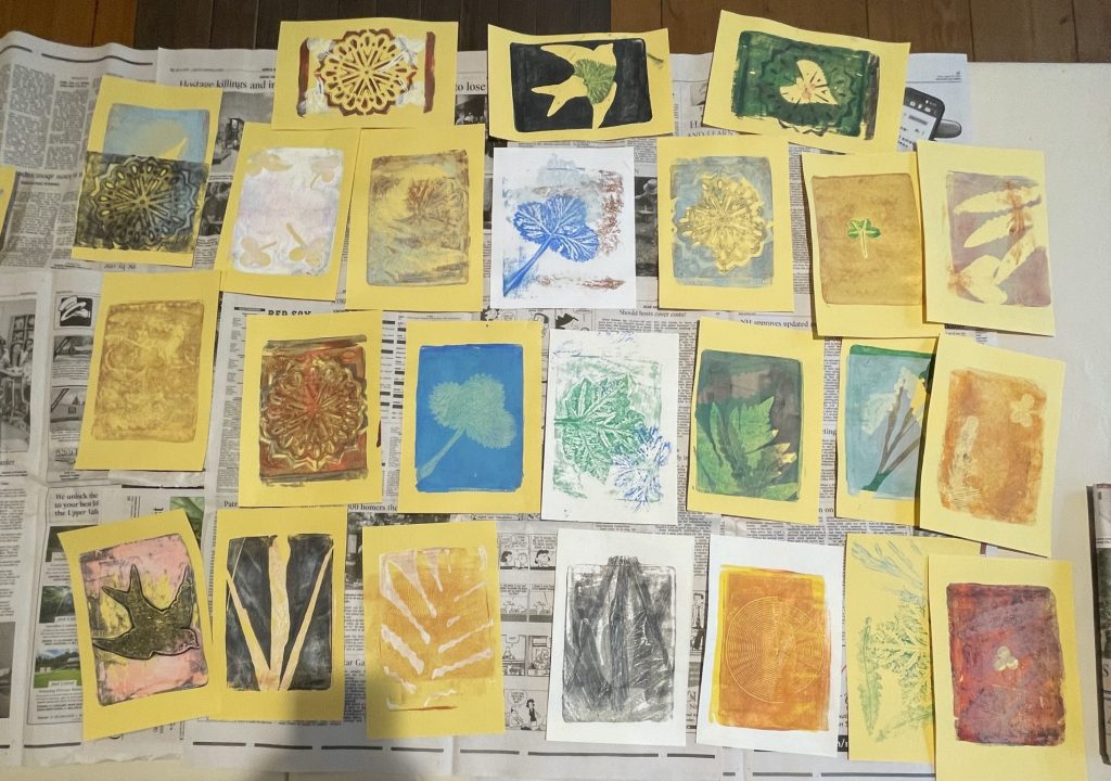 Printmaking with Botanical Materials Series Part 2 - Enfield Shaker Museum