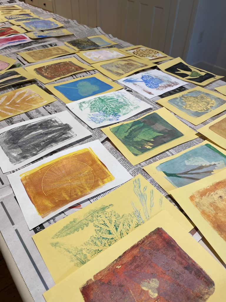 Printmaking with Botanical Materials Series Part 2 - Enfield Shaker Museum